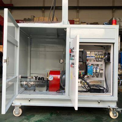 High Pressure Electric Drive Cleaning Equipment Automatic IBC Emulsion Tonnage Barrel Metal Cold Water Cleaning Process New Used photo-3