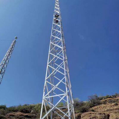 High Voltage 15m 25m 30m 35m Galvanized Steel Tubular Monopole Electric Power Pole Tower for Transmission Line or Telecommunication Price for Sale