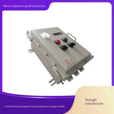 Meirun Cast Aluminum Alloy Explosion-proof Control Box, Special for Flammable and Explosive Environments Such as Petroleum Refining and Chemical Industry photo-5