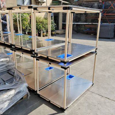 Jinchuan Non-standard Steel Lean Tube Trolley, Flexible Customization, Strong Adaptability, Easy Assembly, Flexible Transformation photo-3