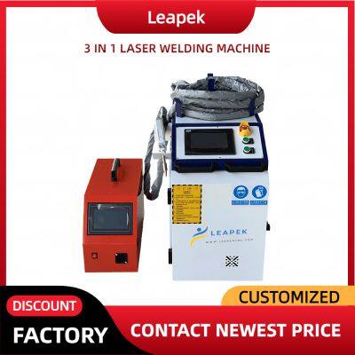 Handheld 3-in-1 CNC Fiber Laser Welding Machine Price With 2000W 1000W 3000W 1500W Max Laser Source Metal Advertising Companies