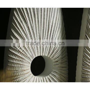 Jia Yi-grade Resin Europe Stripes Flat Vase Decorative Creative Crafts Ornaments Living Room Entrance Office photo-2