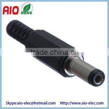 DC Power Connector-2.1mm I.D.-5.5mm O.D Male Plug with Strain Relief