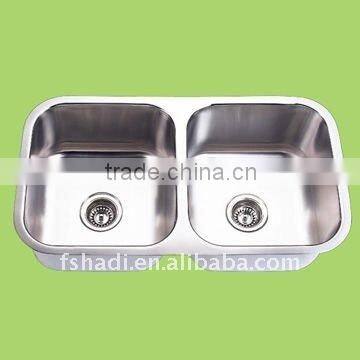 undermount double bowl Stainless steel kitchen sink sink HD825460