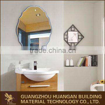 Stylish bathroom silver mirror