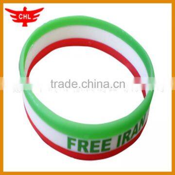 2016 promotional sports silicone vibrating wristband bracelet