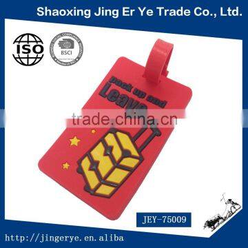 promotional wholesale custom made durable plastic luggage tags