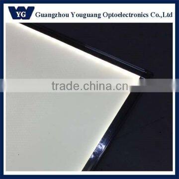 Ultrathin lumi sheet LED panel light with build-in LEDs, frameless LED flat panel lighting