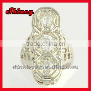 2014 high quality factory design big silver rng