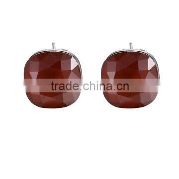 2016 Sunnmer Tropical Style Fashion Cheap White Crystal Stone Stud Earring Pack photo-4