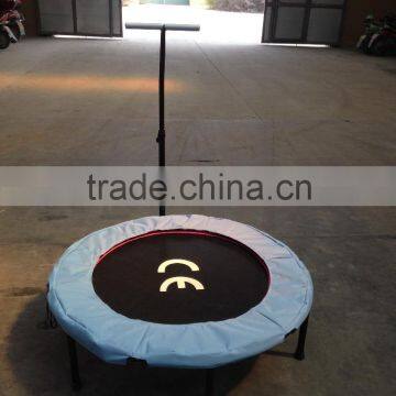 60" kids unfolding mini trampoline with T handle