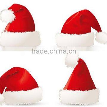 christmas hat/ Christmas Santa Hats, Christmas Hats For Adults/2015 hot selling Xma hat Santa Clause hat Christmas hat