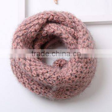 New Style Korean Fashion Soft Plain Knitted Lady Wool Neck Warmer photo-5