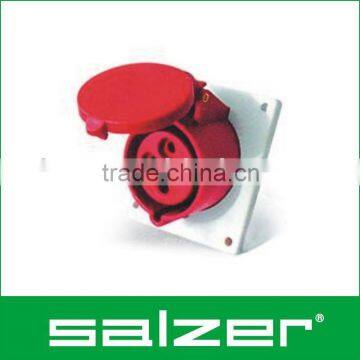 industrial socket, AJ-S314 or AJ-S324, 4Pole, 3P+E, 16A or 32A, 380-415V~