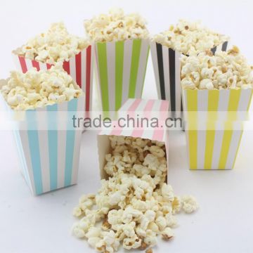 Striped Party Favor Bags Boy Girl Baby Shower Birthday Party Wedding Candy Popcorn Boxes                        
                                                Quality Choice