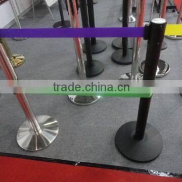 Double Retractable Belt Barrier/Queue Pole photo-3