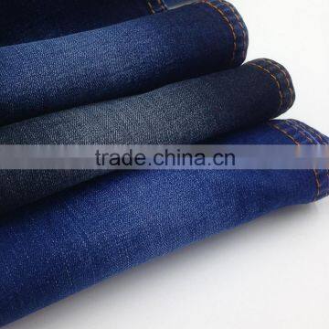 Natural Soft Cotton Spandex Cotton Polyester Blended Denim Fabric photo-2