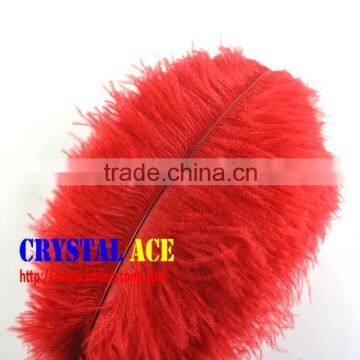 Wholesale Fashion Dyed Ostrich Plumes Feathers, Red Dyed Ostrich Feathers, Party Ostrich Feathers, Different Colours Ostrich