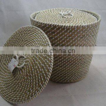 Elegant design for wholesale straw laundry basket for storage & decoration                        
                                                                                Supplier's Choice