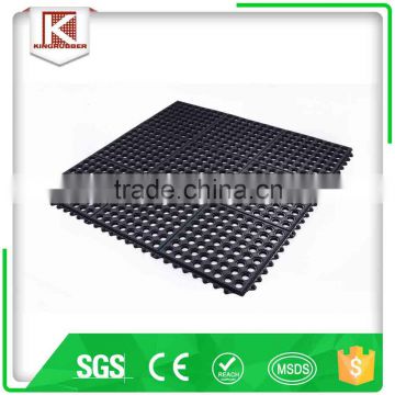 Household rubber interlocking mat