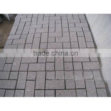 Cheap Price Paving Stone, Natural Stone Paver, Cobble Stone on Net, Paving Stone With Mesh photo-3