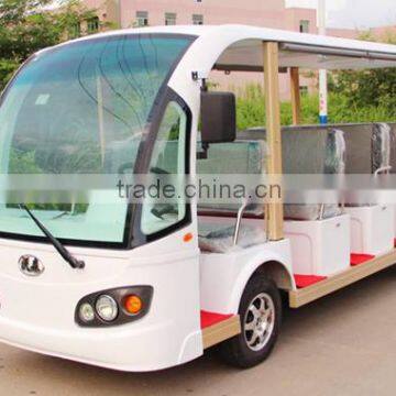 11 seats resort bus for passenger, electric shuttle car resort bus electric