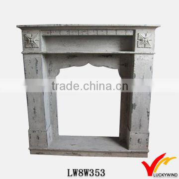 Shabby chic china fireplace