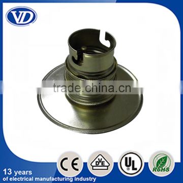 B22 iron plated brass lamp holder socket