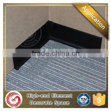 Hot Selling Anodized Clip Inner Corner Aluminium Wall Skirting Board for Bathroom photo-4