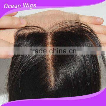 Cheap Full Silk Lace Human Hair Front Closure photo-5