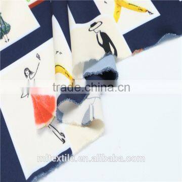 Printed Silk Fabric/polyester Imitate Silk Fabric Textile photo-3