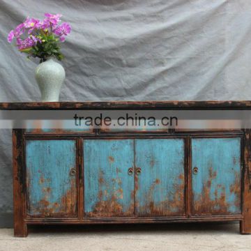 3 drawers and 4 doors Chinese wooden cabinet antique furniture