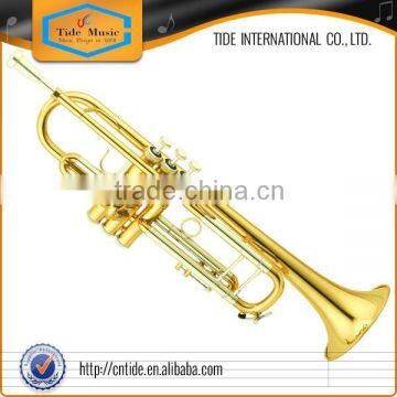 Intermediate grade trumpet Bb gold lacquer