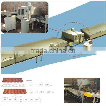 stone coated roof tile making machine