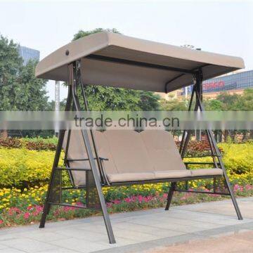 Garden furniture 3 seater patio swing/metal garden swing/ canopy outdoor swing (DH-204)                        
                                                Quality Choice