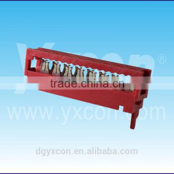 Dongguan Yxcon 8pin two pieces red color IDC socket connector