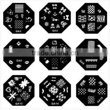 2013 New designs stamping nail art plate