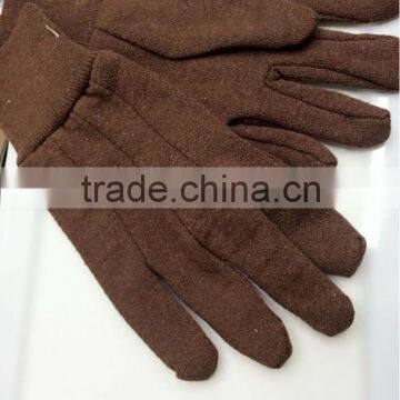 Cotton Jersey Gloves/brown Jersey Gloves/industrial Cotton Gloves photo-2