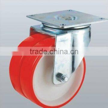 heavy duty twin-wheel caster 800kg load capacity