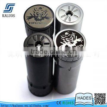 High quality electronic cigarette 26650 hades clone mod hades 26650 mechanical mod hades