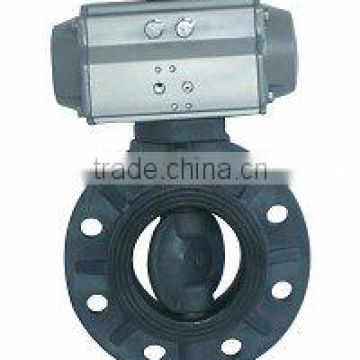 pneumatic PVC butterfly valve