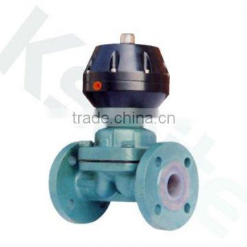 pneumatic flanged Diaphragm valve F46