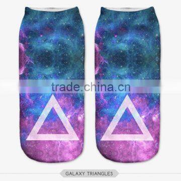 Fashion Pastel Cat Wear High Quality 3d Digital Full Print Colorful Ankle Socks Sports Unisex Custom Hot Sale Stretch Spandex photo-4