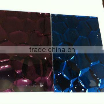 5mm decorative glass / off-line reflective pattern glass