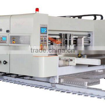 Price of high speed vacuum adsorption flexo ink corrugated paperboard carton box printing slotting machine