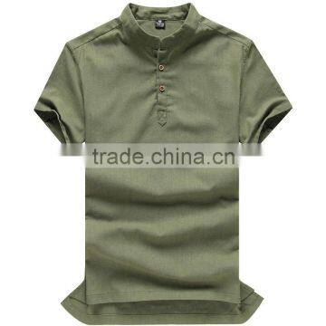 Men hemp t shirt wholesale cheap