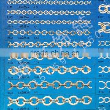 single chain,jewelry basic chain,necklace chain,iron chain,flat ok chain