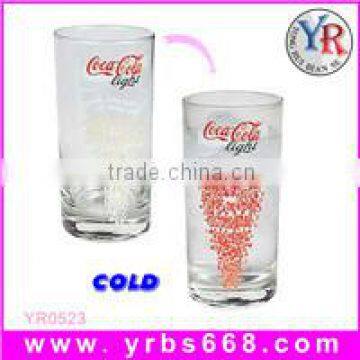 Glassware Orange Juice Change Color Glass Tumbler Cups