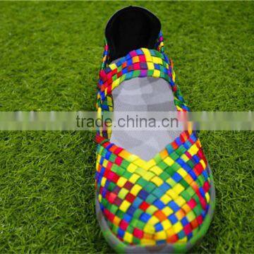 Color Weaving Beautiful Lady Sandals