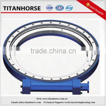 rotating worm gear single axis slewing drive